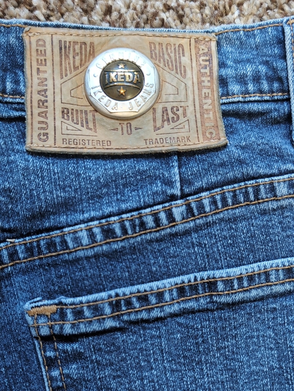 Ikeda Vintage Straight Leg High Rise Jeans Women's Size 31